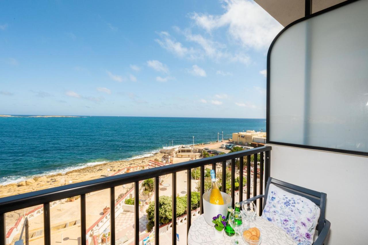 Islet Promenade Seafront Family Apartment With 2 Balconies By Getawaysmalta เซนต์พอลส์เบย์ ภายนอก รูปภาพ
