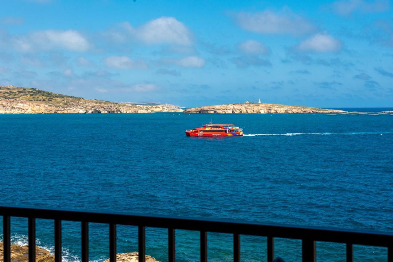 Islet Promenade Seafront Family Apartment With 2 Balconies By Getawaysmalta เซนต์พอลส์เบย์ ภายนอก รูปภาพ