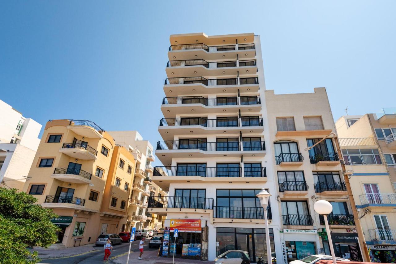 Islet Promenade Seafront Family Apartment With 2 Balconies By Getawaysmalta เซนต์พอลส์เบย์ ภายนอก รูปภาพ